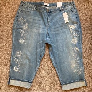 Lane Bryant Girlfriend crop jeans